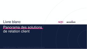 Panorama des solutions de la Relation Client