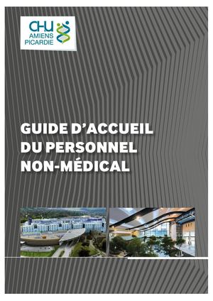 Guide d'accueil du personnel non-médical