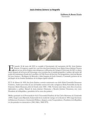 Jesús Jiménez Su Biografía Guillermo Brenes