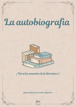 La Autobiografía Mi Autobiografía