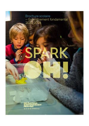Brochure scolaire : enseignement fondamental SPARKOH! 2023