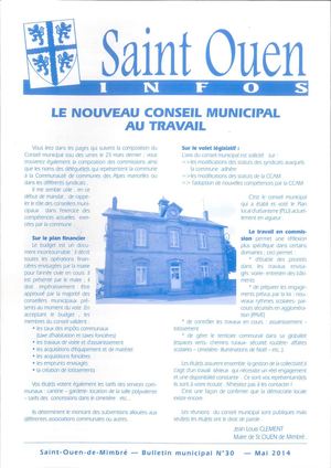 ST OUEN DE MIMBRE - mai 2014 - n°30
