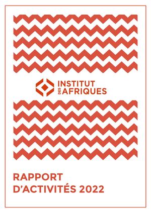Rapport d'activités IdAf 2022