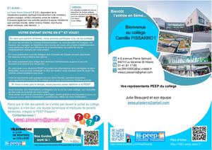 Colleìge Pissarro St Maur 2023 2024