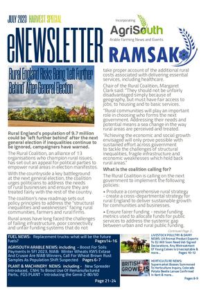 RAMSAK and AgriSouth Newsletter July 2023