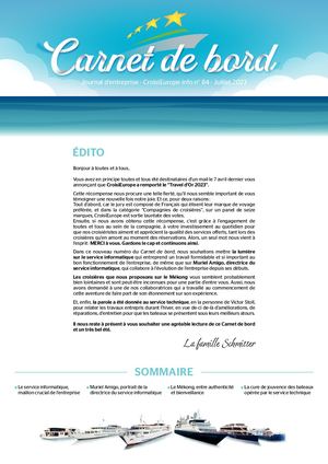 Carnet De Bord - Journal Interne - Juillet 2023 - FR