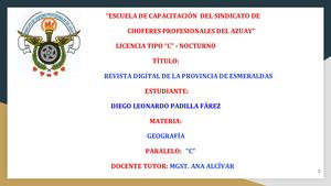 Revista Digital Esmeraldas