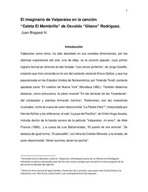 Aproximación al imaginario de Valparaíso