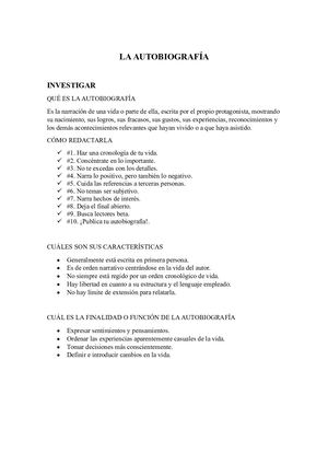 Mi Autobiografía