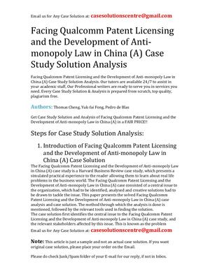 Calaméo - Facing Qualcomm Patent Licensing And The Development Of Anti ...