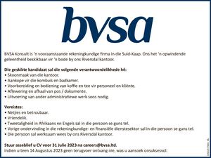 Vakante Pos Bvsa