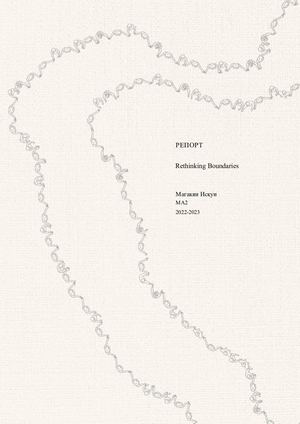 Репорт | Искуи Магакян | Переосмысление границ | MA2