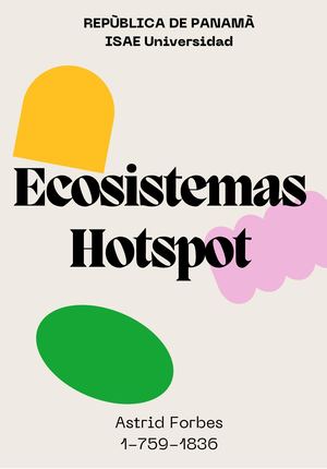 Ecosistemas En Panamà (2)