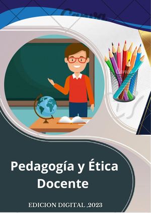 PEDAGOGIA Y ETICA DOCENTE