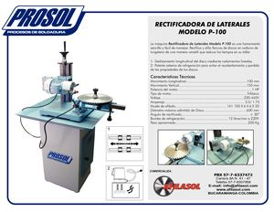 Rectificadora De Laterales P 100