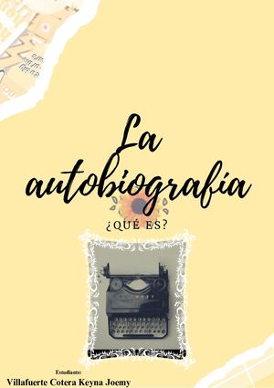 La Autobiografía