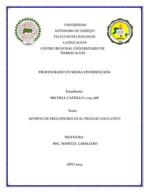 1 Cuadro Sinoptico Precursores De La Educacion (18 Files Merged)