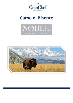 Carne Bisonte Noble Canada