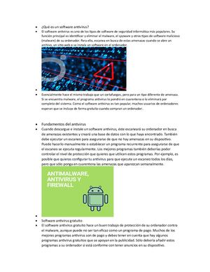 Qué Es Un Software Antivirus