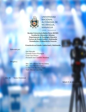 JFC  Produccion Audiovisual_Proyecto