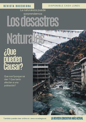 Los desastres naturales