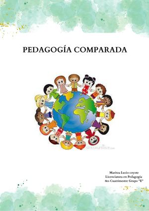 Pedagogía Comparada