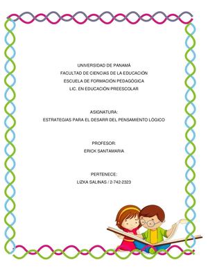 Portafolio Digital Pensamiento Lógico Matemático