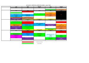 Programme d'animations CLJ été 2023