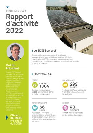 SDE35 / Synthèse rapport d'activité 2022