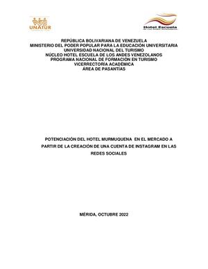 Informe N°1702 Pasantia Administrativa Trabajo De Grado 2022