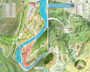 Plan touristique de Breil-sur-Roya