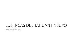 LOS 14 INCAS DEL TAHUANTISUYO