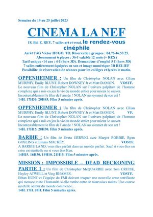 Programme La Nef Grenoble(40)