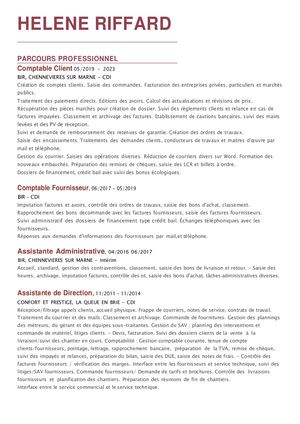 Helene Riffard Cv (1)