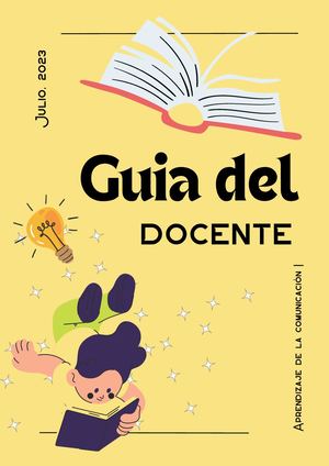 Guía Del Maestro Grupo 1