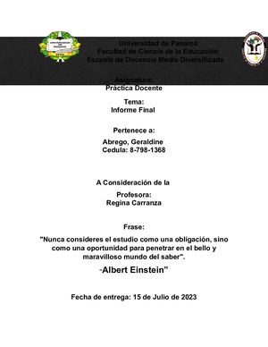 Practica Docente Trabajo Final