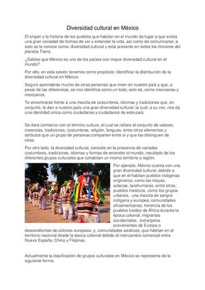 Diversidad Cultural En México (1)