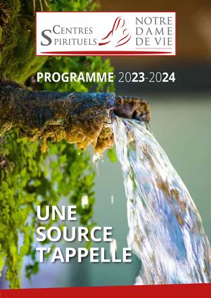 Centres Spirituels NDV programme 2023 2024