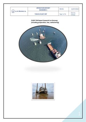 Float On Report Seawork 11july2023
