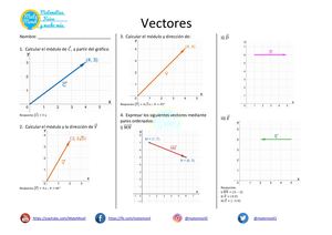 Vectores Ejercicios