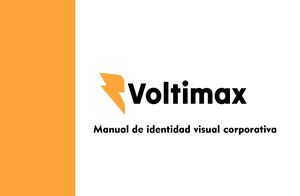 Manual de identidad visual corporativa Voltimax