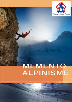 Memento alpinisme - Juillet 2023