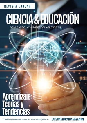 Portada De Revista De Ciencia Elegante Moderno Azul Y Amarillo (2)