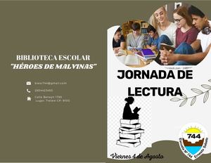 Folleto Díptico Jornada De Lectura