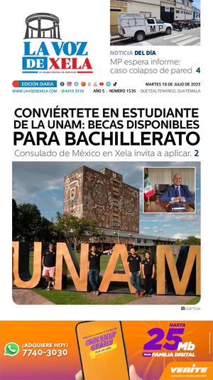 EDICIÓN DIGITAL #1526 del diario LA VOZ DE XELA