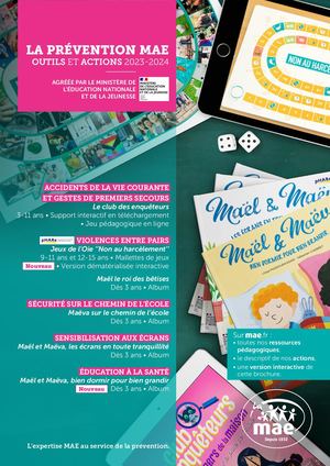 Catalogue des outils prévention MAE