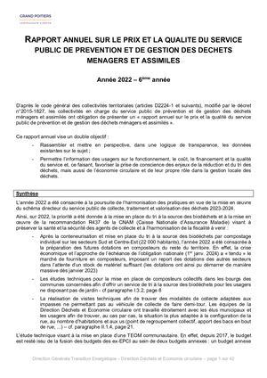 2022 Rapport Annuel Prix Qualite Avec Annexes