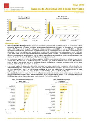 Nota Indices Actividad Sector Servicios Mayo 2023