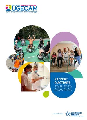 Rapport d'activité UGECAM PACA et Corse 2022