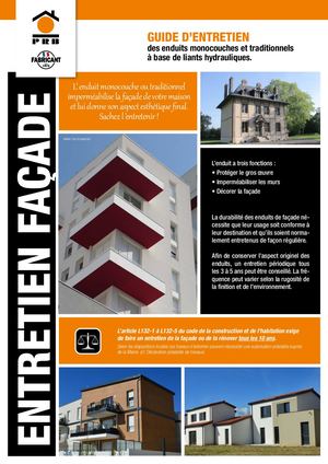 Brochure Entretien de Facade